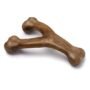 Benebone Wishbone Durable Dog Chew Toy for Aggressive Chewers, Real Bacon, Made in USA, Me