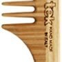 TEK - Sparse Tooth Comb with Ash Wood Handle Handmade in Italy, for Normal, Curly or Wavy