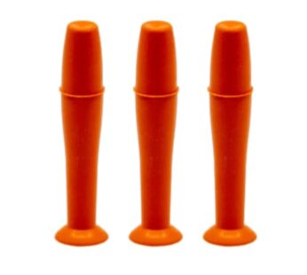 DMV Ultra Hard Contact Lens Remover (Orange, 3 Count (Pack of 1))