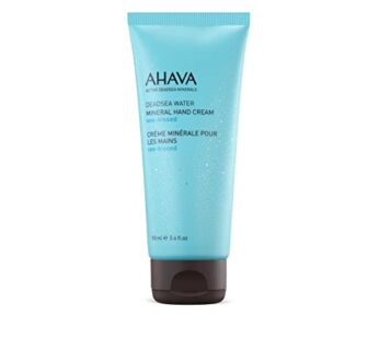 AHAVA Dead Sea Water Mineral Hand Cream, Sea-Kissed – Hand Moisturizer For Dry Cracked Han