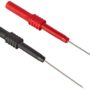 ES Electronic Specialties 142-5 Flexible Silicon Back Probe Pin, RED, BLACK