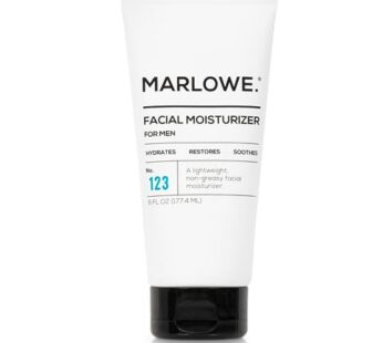 MARLOWE. No. 123 Men’s Facial Moisturizer 6 oz, Lightweight Daily Face Lotion for Men, Inc