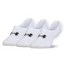 Under Armour Women's Breathe Lite Ultra Low Socks, Multipairs, White (3-Pairs), Medium