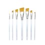 Aqualon Royal & Langnickel Angular Artist Brush Set, 7-Piece