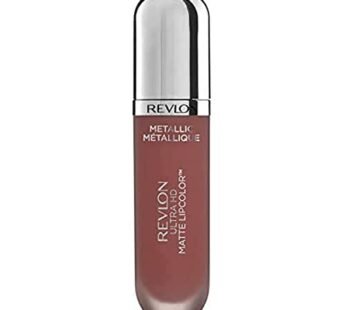 Revlon Ultra HD Metallic Matte Liquid Lipcolor, Liquid Lipstick, Gleam