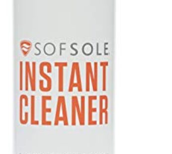 Sof Sole unisex-adult Instant Cleaner Foaming Stain Remover for Athletic Shoes, Black, 9-O