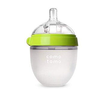 Comotomo 5oz Natural Feel Baby Bottle – Green