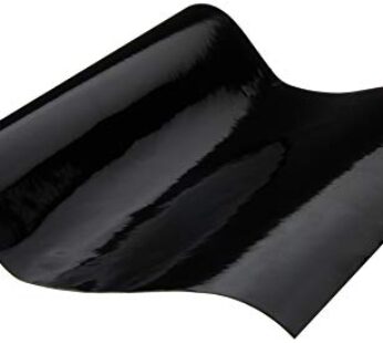 ORACAL 651 Permanent Adhesive Black Gloss Vinyl (12 Inches x 6 Feet)