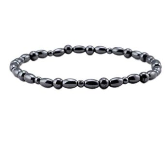 VIKI LYNN Magnetic Hematite Ankle Bracelet Anklet, 9.5″ – 2 Anklet