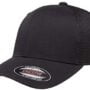 Flexfit Unisex Ultrafibre Airmesh Fitted Trucker Hat, Black, Large-X-Large