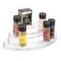 iDesign Recycled Plastic 3-Tier Stadium Spice Rack Organizer for Kitchen, Fridge, Freezer,