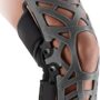 DonJoy Reaction Web Knee Support Brace with Compression Undersleeve: Grey, Medium/Large