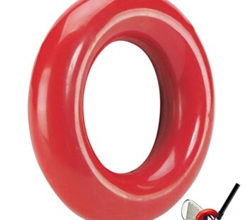 JP Lann Golf Weighted Swing Ring for Practice/Training, Red