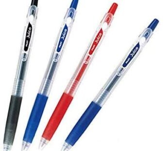 Pilot Juice Retractable Premium Gel Ink Roller Ball Pens, Ultra Fine Point 0.38mm, Black,