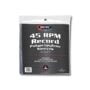 BCW 100 Vinyl 45 RPM 7" Record Poly Outer Record Sleeves | Album Covers | Crystal Clear |