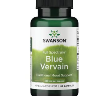 Swanson Full Spectrum Blue Vervain 400 Milligrams 60 Capsules