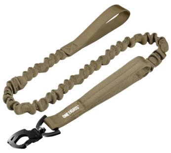 OneTigris Bungee Dog Leash Tactical Dog Training Leash with 2 Control Handle Quick Release