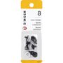 SINGER 00725 No-Sew Instant Button Replacements, 8-Count, White