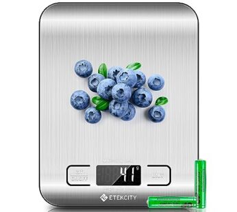 Etekcity Food Scale, Digital Kitchen Scale, 304 Stainless Steel, Weight in Grams and Ounce