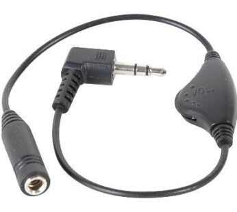 Stellar Labs Inline Volume Control for 3.5MM Headphones,Black