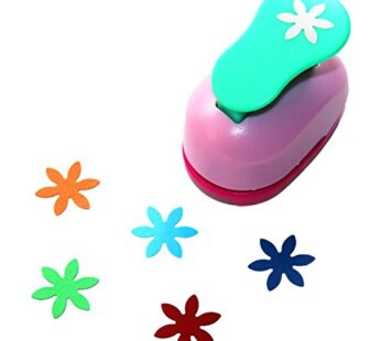 CADY Crafts Punch 1-Inch Paper Punches (Flower 6)