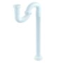 EZ-FLO 1-1/2 Inch High-Impact Polypropylene S-Trap Pipe for Kitchen and Bathroom Sink Drai