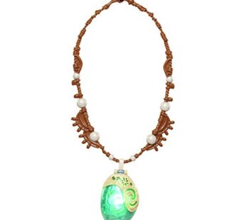 Disney Princess Disney Moana Necklace Light Up Magical Seashell Heart of Te Fiti