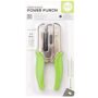 We R Memory Keepers, Crop-A-Dile Power Punch, Green, for .25" Holes, Scrapbooking Tool, Co
