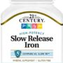 21st Century Slow Release Iron Tablets, 60 Count PACK OF 2 - Packaging May Vary