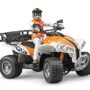 Bruder Quad with Driver (Colors May Vary)