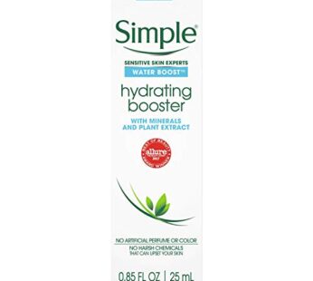 Simple Water Boost Hydrating Booster Sensitive Skin 1 oz