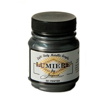 Jacquard Lumiere Metallic and Pearlescent Paint 2.25 Oz, 551 Pewter