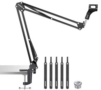 Neewer Microphone Arm Stand, Suspension Boom Scissor Mic Arm Stand with 3/8  to 5/8  Screw