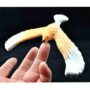 C&H Solutions Silver Wing Yellow Body Cute Balancing Bird with Clear Triangle Stand