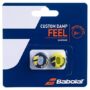 Babolat Custom Damp Vibration Dampener - Black/Yellow