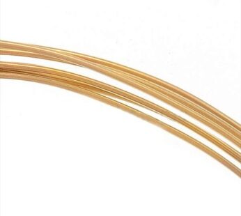 14K Gold Filled Wire 24 Gauge Round Half Hard (5 Feet) by Beadaholique
