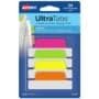 Avery Margin Ultra Tabs, 2.5" x 1", 2-Side Writable, Assorted Neon Color, 24 Repositionabl