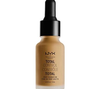 NYX PROFESSIONAL MAKEUP Total Control Drop Foundation – Caramel, Medium With Neutral Under