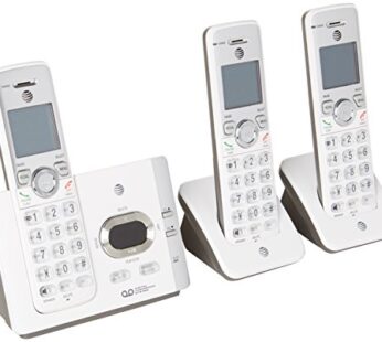AT&T EL52315 DECT 6.0 Cordless Phone – Silver, Black, 6.8″ x 3.4″ x 5.6″