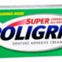 Super POLIGRIP Denture Adhesive Cream Artificial Flavor/Color Free 0.75 oz (Pack of 4)