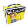 AQUARIUS Smithsonian - Rosie The Riveter Large Fun Box - Sturdy Tin Storage Box with Plast