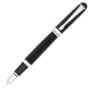 Gullor Advanced Executive Fountain Pen Jinhao 750 Black Bright with Silver