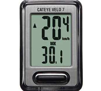 CATEYE, Velo 7 Wired Bike Computer with Odometer and Speedometer