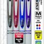 Pentel EnerGel Pearl Deluxe RTX Retractable Liquid Gel Pen, 0.7mm, 4 Pack, Assorted Colors