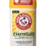 Arm & Hammer Essentials Natural Deodorant, Unscented, 2.5 Ounce (Pack of 4)