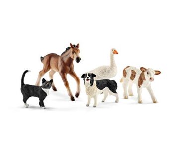 Schleich Farm World, Farm Playset Gifts for Kids, Assorted Farm Animals for Toddlers and K