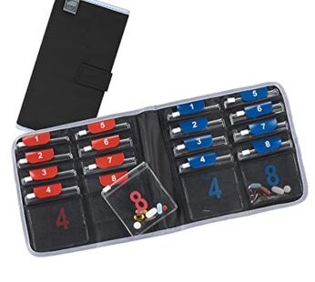 Lewis N. Clark Travel Pill Organizer | For Vitamins, Medication, Prescriptions, Or Medicin