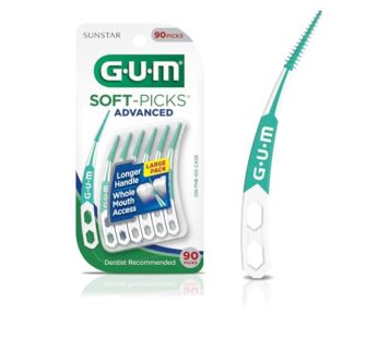GUM-6505R Soft-Picks Advanced Dental Picks, 90 Count