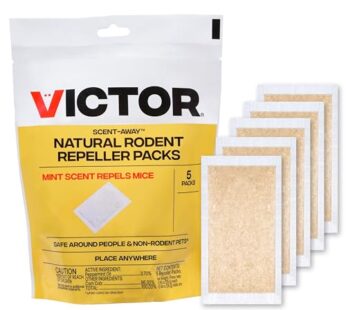 Victor M805 Scent-Away Natural Rodent Repeller   Peppermint Oil Mouse and Rat Repellent