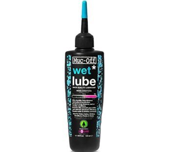 Muc-Off Wet Chain Lube, 120 Milliliters – Biodegradable Bike Chain Lubricant, Suitable for